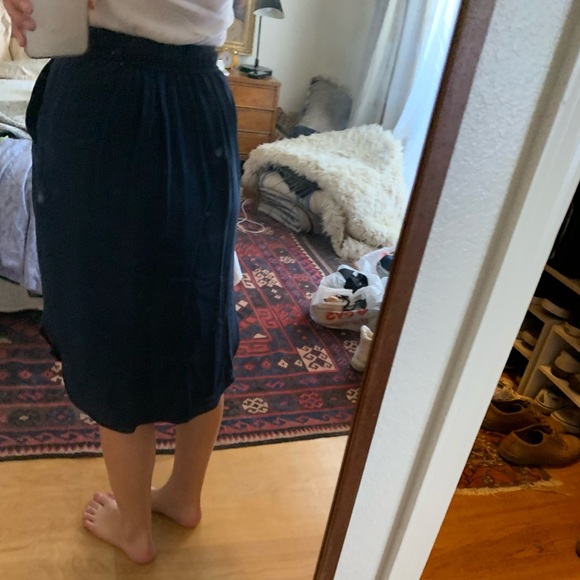 Madewell - silk buttondown skirt - Picture 4 of 4